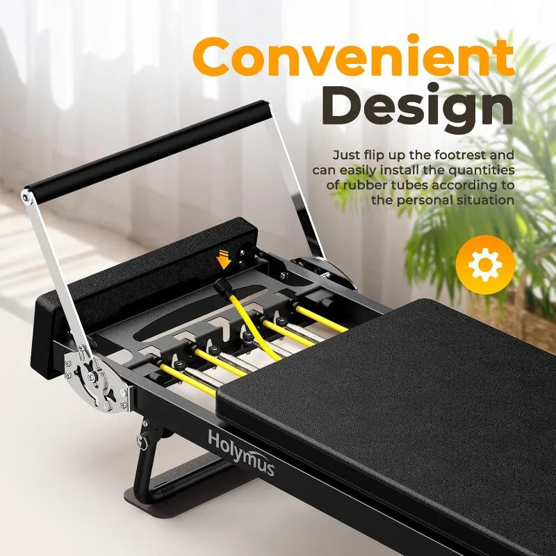 Pro 90" Reformer Machine, Durable and Quiet - Up to 500LBS