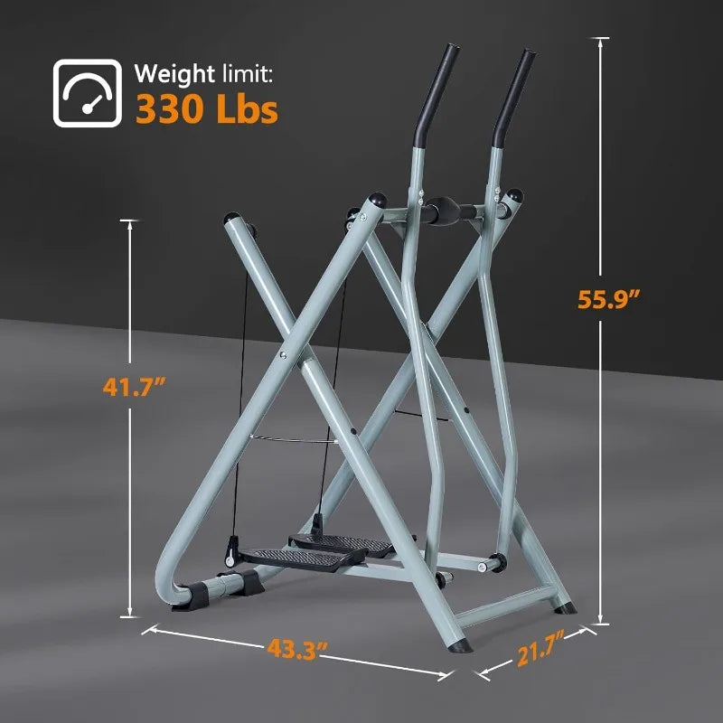 Electronic Meter Elliptical Glider, Foldable Storage