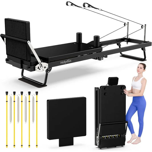 Pro 90" Reformer Machine, Durable and Quiet - Up to 500LBS
