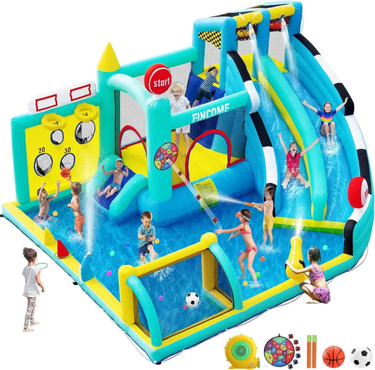 Bounce House Double Slides for ages 3-10