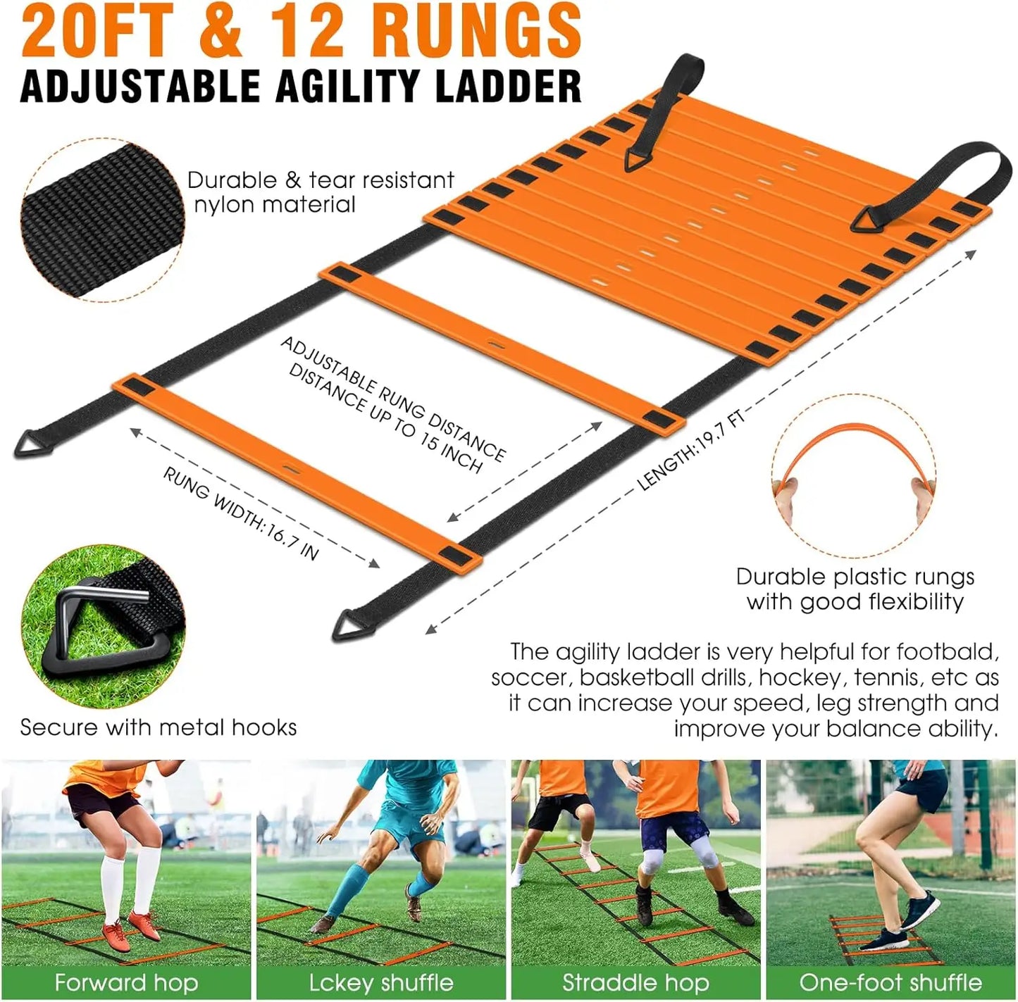 Soccer Goals for Backyard, 4' x 3' Goal Training Equipment