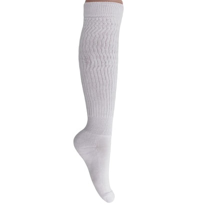 Women's Extra Long Slouch Scrunch Socks Fits Shoe Sizes 5-10