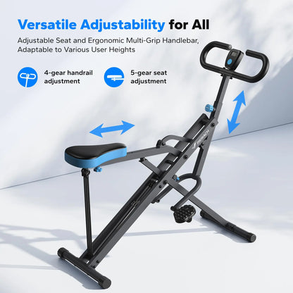 Squat Machine 2 in1 Squat Rowing Machine Easy Setup
