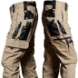 Men's Camo Cargo Pants Pockets Zipper Waterproof