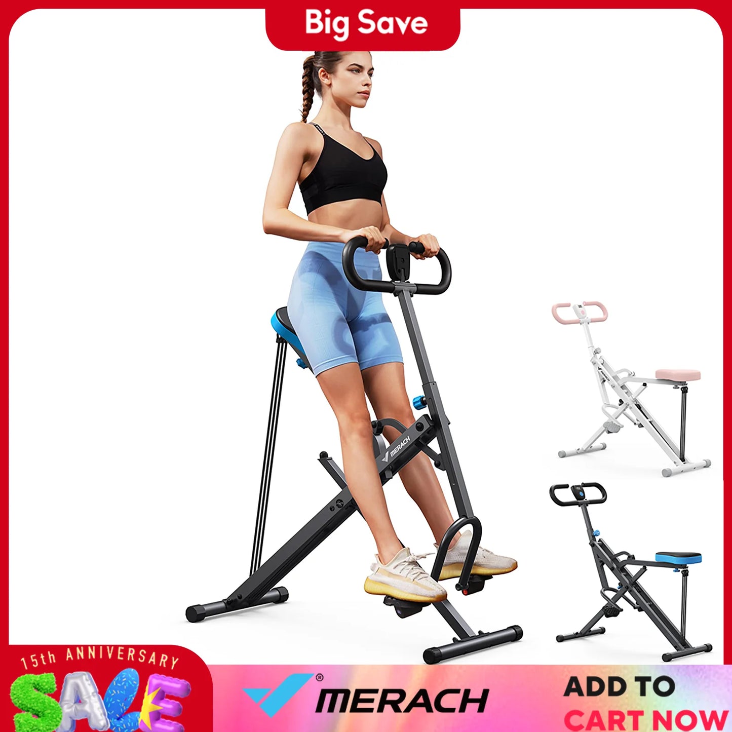 Squat Machine 2 in1 Squat Rowing Machine Easy Setup