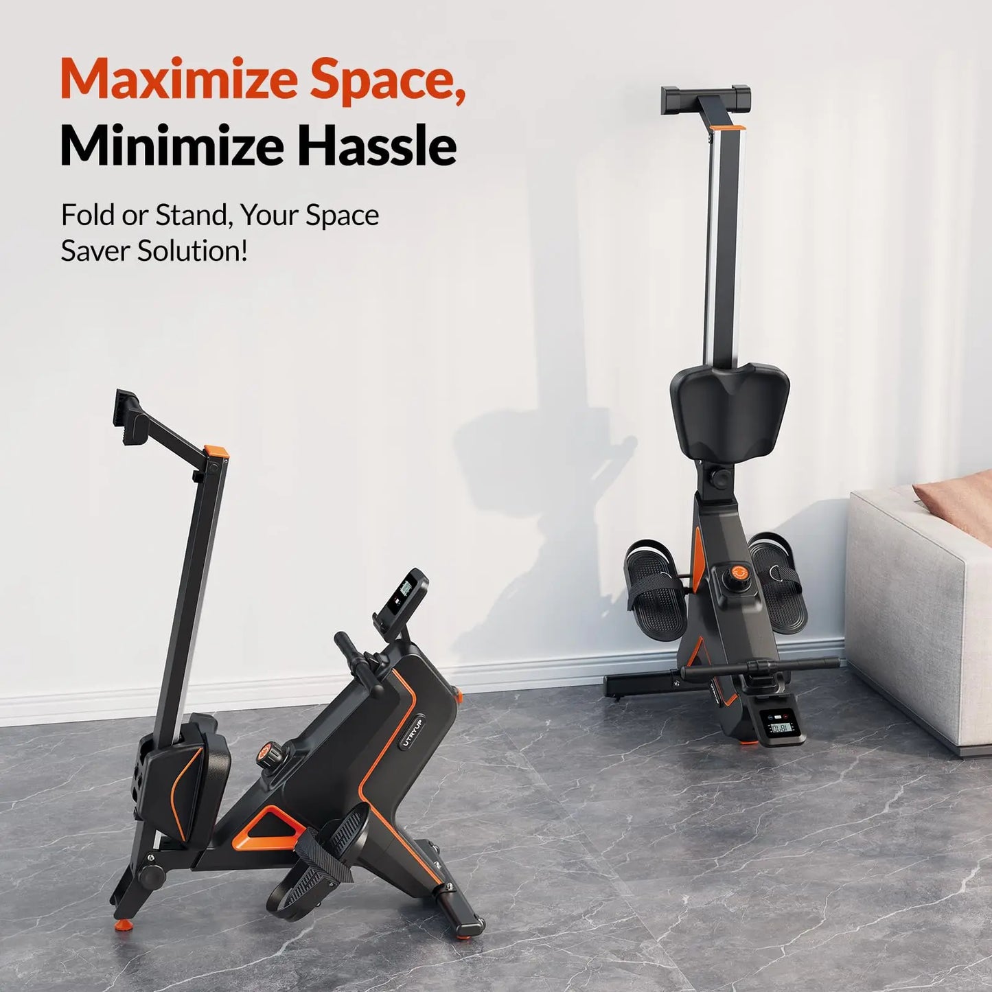 Magnetic Rowing Machine R05 Water Rower R10 16 Levels Quiet Resistance