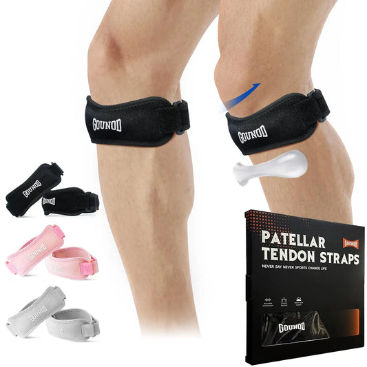 2PC/1Pair Patella Knee Adjustable Knee Straps Pain Relief