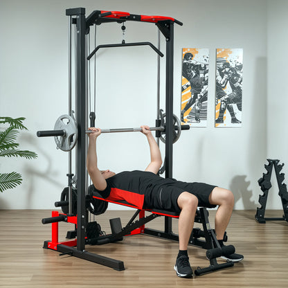 Multi-Function Power Cage with Lat Pull down