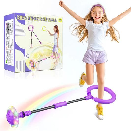 Ankle Skip Colorful Flash Wheel Swing Ball