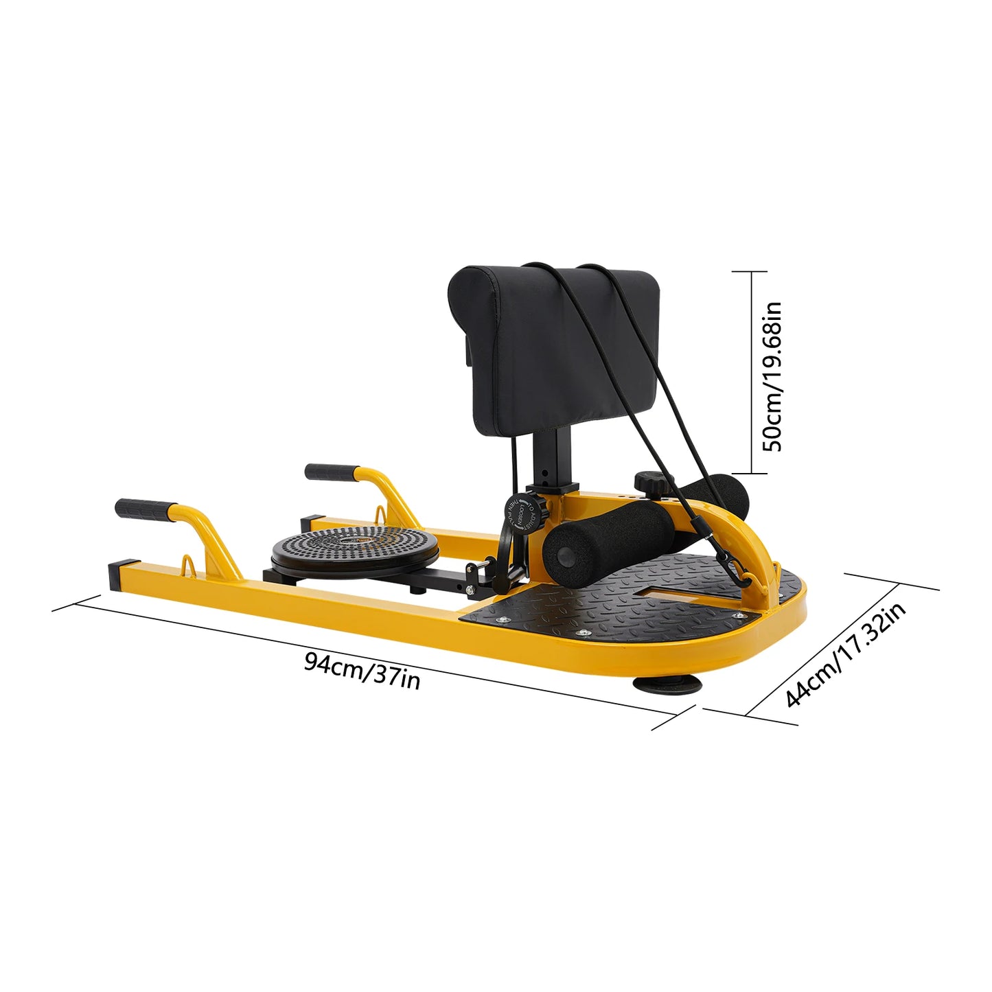 Deep Squat Machine: Adjustable Backrest & Leg Hook
