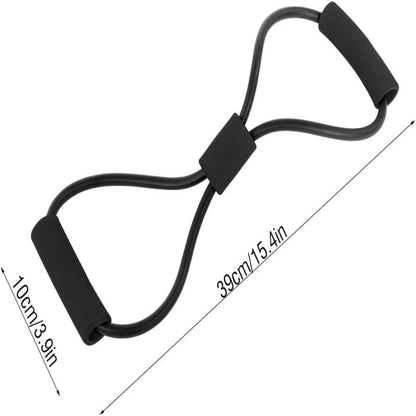 Durable Versatile Figure 8 flexible Rubber Resistance Band