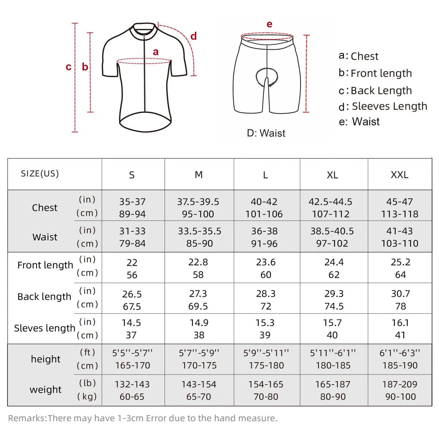 Quick Dry Short Sleeve Jersey + Padded Shorts