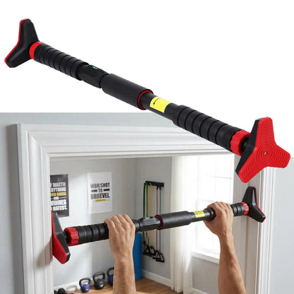Adjustable Pull Up Bar With Level Meter 440 Lbs