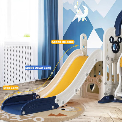 6 in 1 Swing Slide for Kids, Slide Climber for Toddler