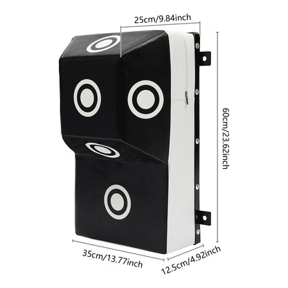 Wall-Mounted Boxing Target, Heavy-Duty Steel and PU, 6 Targets, Space-Saving, Durable Design for Accuracy Training