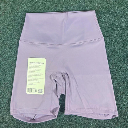 Women's sports shorts, high waist pockets