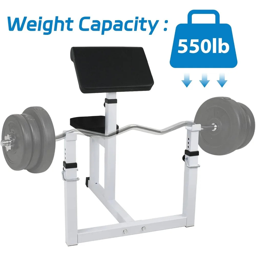 Curl Weight Bench Adjustable for Arm Curling