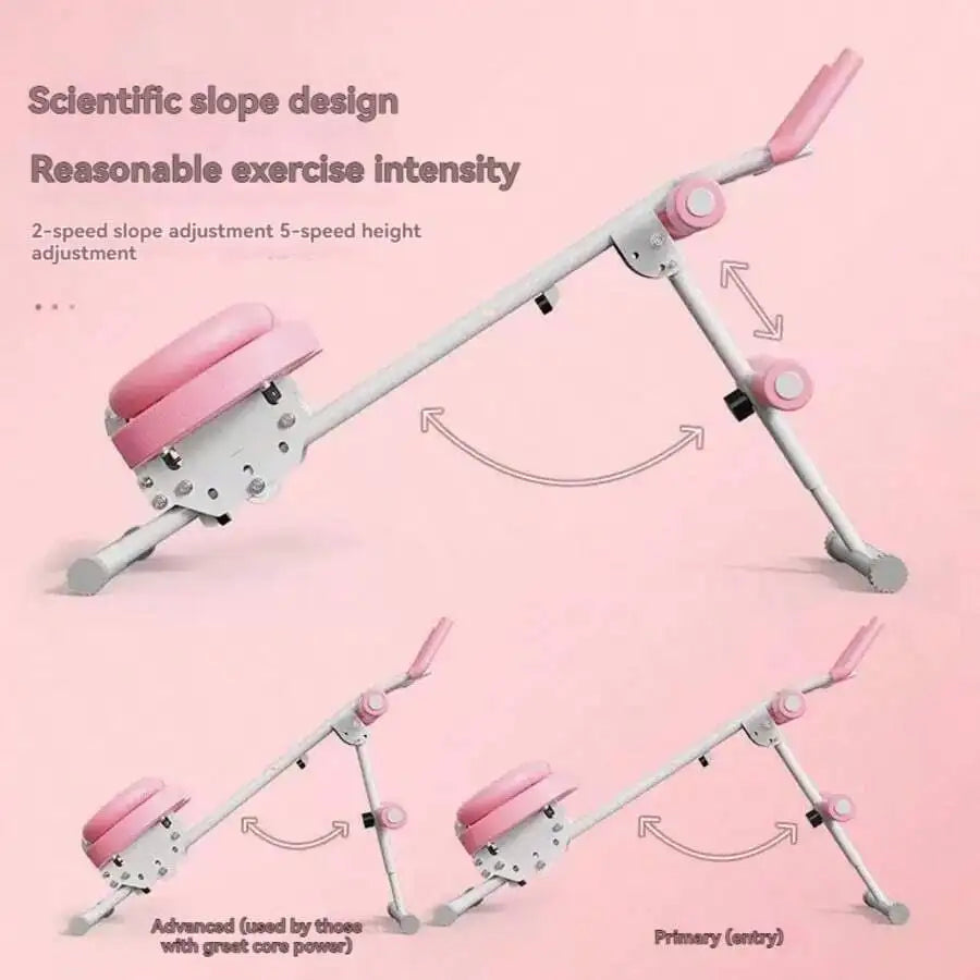 Adjustable Ab Trainer Machine With LCD Monitor