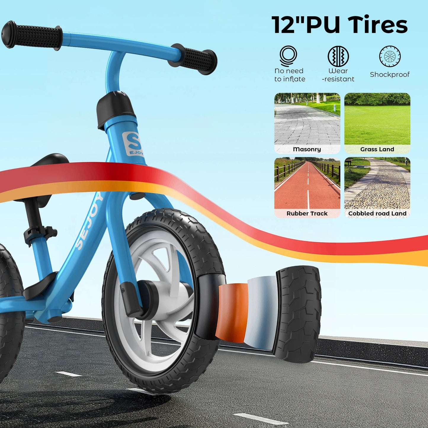 Balance Bike for Ages 2-6 Years Old