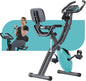 Workout Bike For Home - 4 In 1 Recumbent Exercise Bike and Upright Indoor Cycling Bike Positions