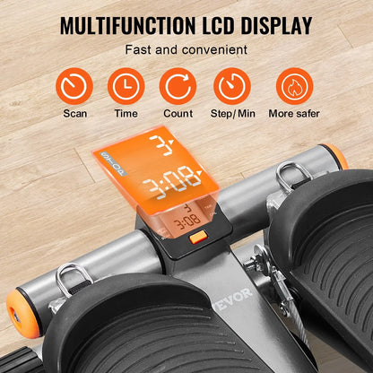 Mini Hydraulic Stair stepper With Resistance Bands