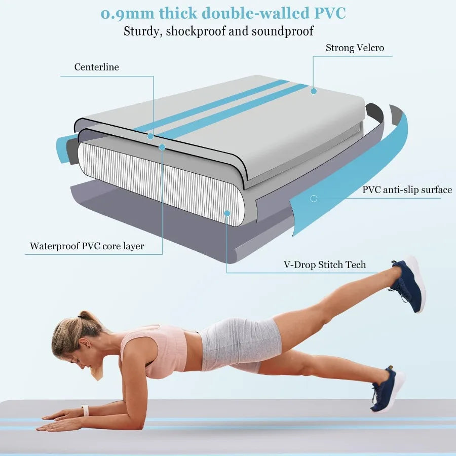 Inflatable Air Gymnastics Mat 10ft 13ft 16ft Tumbling Mats