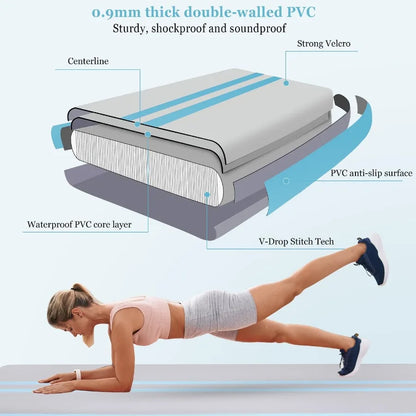 Inflatable Air Gymnastics Mat 10ft 13ft 16ft Tumbling Mats