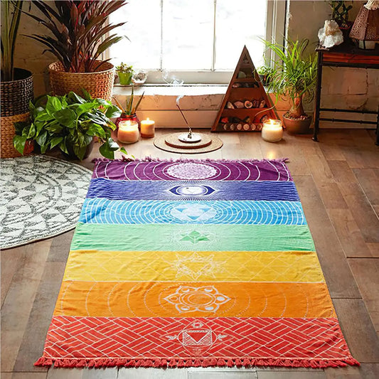 Meditation Rug Multipurpose Tassel Floor Mat