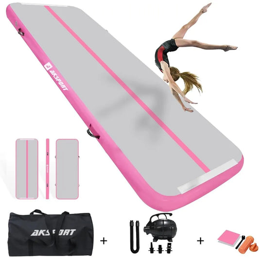 Inflatable Mat Tumble Track in 10ft 13ft 16ft 20ft 23ft with Builtin Air Pump