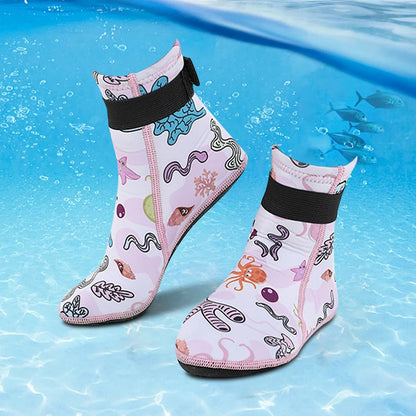 Kids Neoprene Water Socks Anti-slip Adjustable
