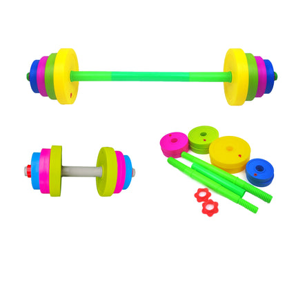 Kid Dumbbell Fitness Weightlifting Barbell Kettlebell Adjustable