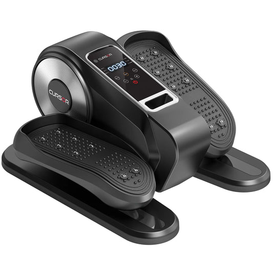 Compact Electric Elliptical Machine with Remote, 12-Speed
