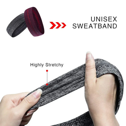 Sports Sweat Headband Elastic  Non-slip Sweat Absorbing