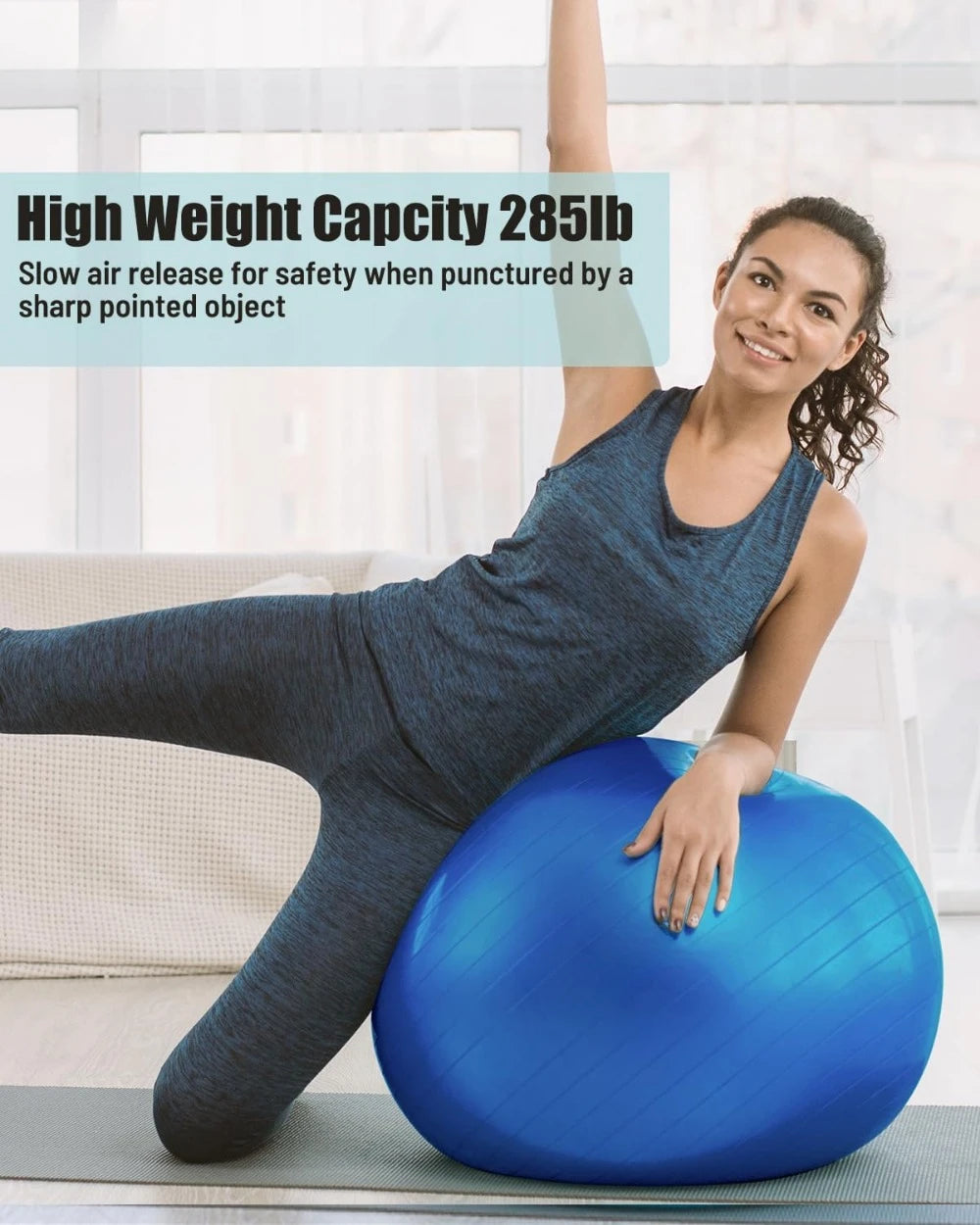 Yoga Ball Workout Ball, Explosion-proof Anti-Slip
