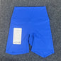 Women's sports shorts, high waist pockets