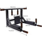 Multi-grip Wall Mount Pull-up Bar Dip Station