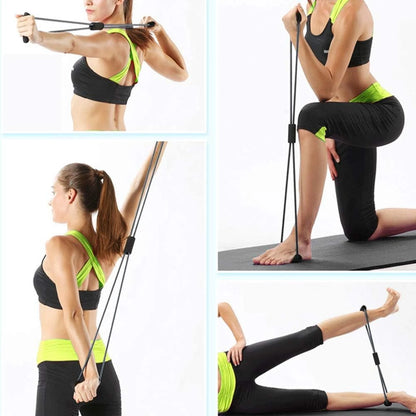 Durable Versatile Figure 8 flexible Rubber Resistance Band