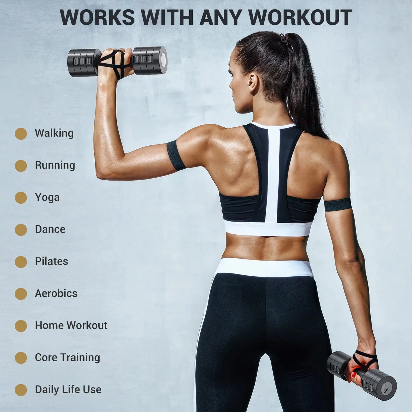 Adjustable Dumbbell Set 5lb