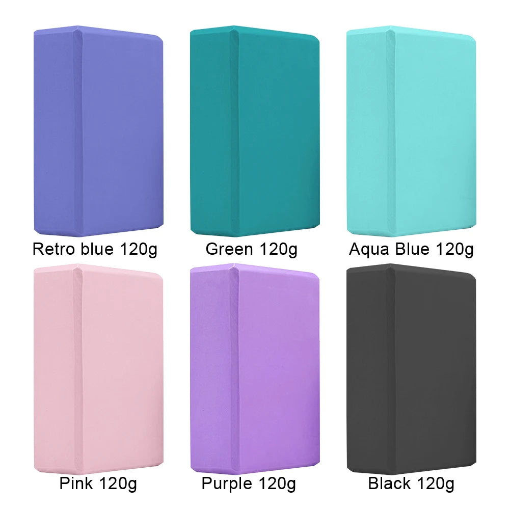 Colored EVA Block Brick Non-Slip Body Shaping