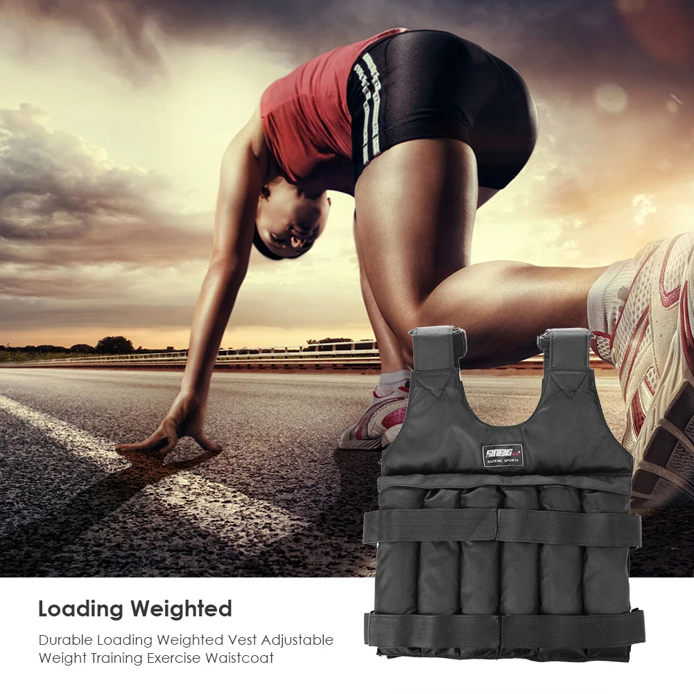 20/50kg Weight Training Suit Empty Bag Running Vest