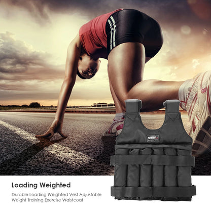 20/50kg Weight Training Suit Empty Bag Running Vest