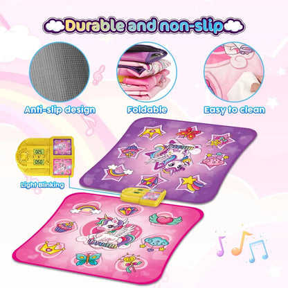 Unicorn Dance Mat 9-Level Dancing Game