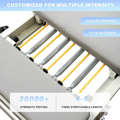 Foldable Reformer for Advanced and Beginner 400 lbs Capacity,
