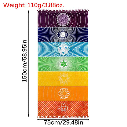 Meditation Rug Multipurpose Tassel Floor Mat