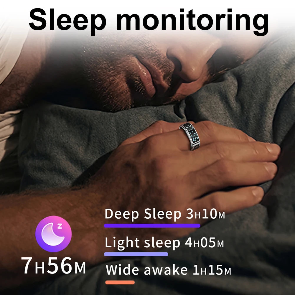 2025 New RS08 Smart Ring 5ATM Waterproof