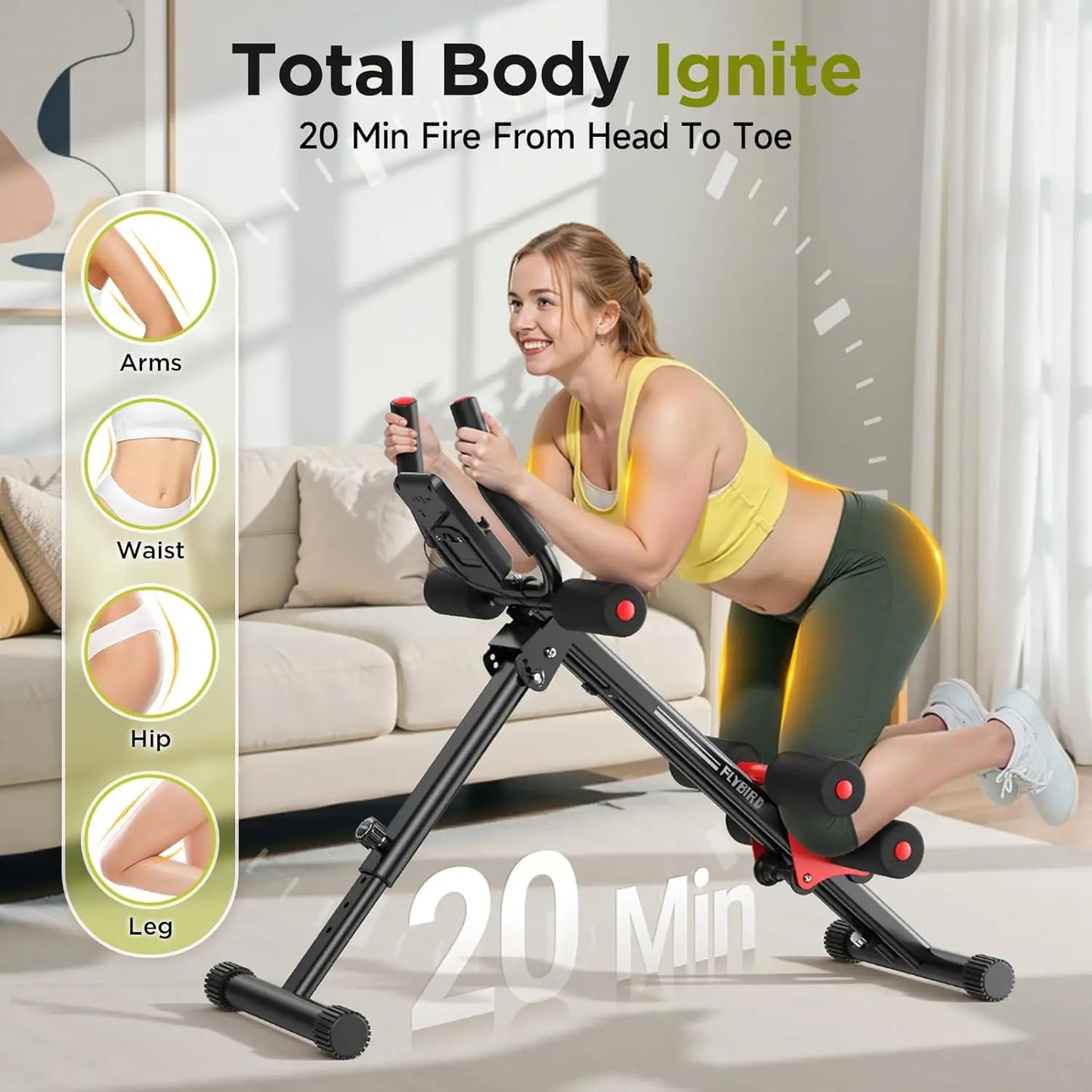 Adjustable Ab Machine Full Body Workout