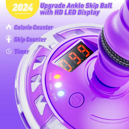 Ankle Skip Colorful Flash Wheel Swing Ball