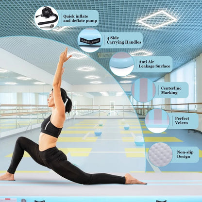 Inflatable Air Gymnastics Mat 10ft 13ft 16ft Tumbling Mats