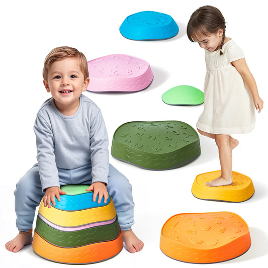 5/6 PCS Balance Stepping Stones Training Sensorial Social Games