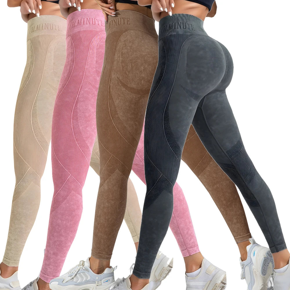 2 Pack Women's High Waisted Sexy Butt Lifting Leggings
